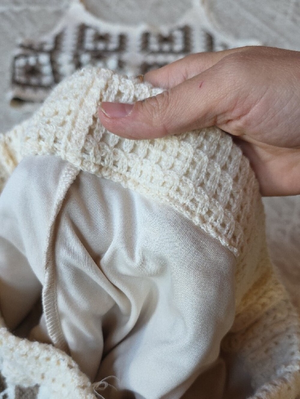 Handmade Crochet Shorts and Crop Tank Set - Picture 6 of 6